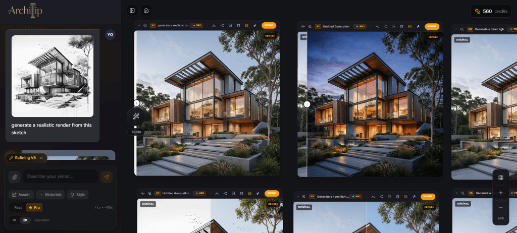 Archilip Rendering Editor